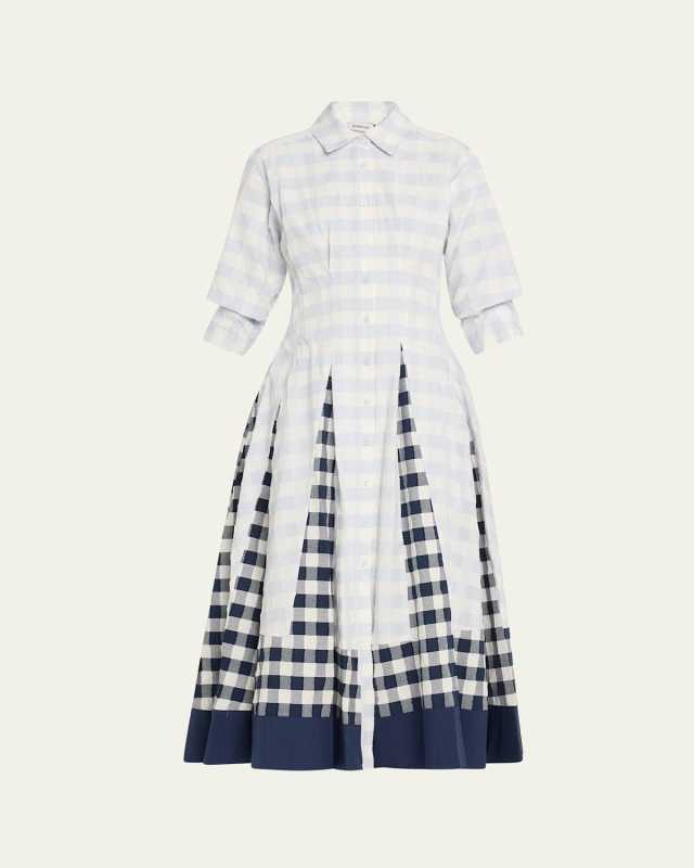 Jazz Pintuck Midi Dress